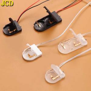 JCD 5PCS Single Double Slot CR2032 CR 2032 Button Coin Cell Battery Holder Case Cover With ON-OFF Switch Leads Wire Battery Box