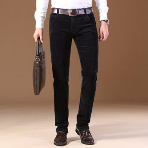 Autumn and winter new Business Mens jeanStraight Corduroy Corduroy Pants Breathable high quality Multicolor Casual Pants