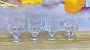Whiskey Glass Wine Cup Creativity Transparent Cocktail Goblet Champagne Decorative Party Bar Coffee Milk Cup Water Juice Wine Glass Goblet