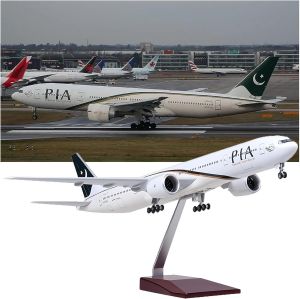 Mô Hình Máy Bay B777 PIA Pakistan Airlines Tỷ Lệ 1/157 47CM Chất Liệu Nhựa Resin Có Bánh Đáp Dành Cho Người Sưu Tầm & Độ Tuổi 14+