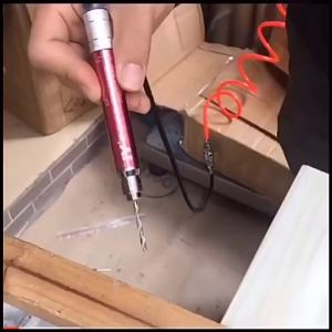 NuoDun Air Micro Die Grinder Mini Engraving Pen Pneumatic Polishing Tool DIY Jewelry Ceramic Cutting Grinding Engraving Machine