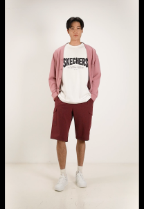Skechers Men Urban Outdoor Shorts - SL325M399-05LH  Lelaki