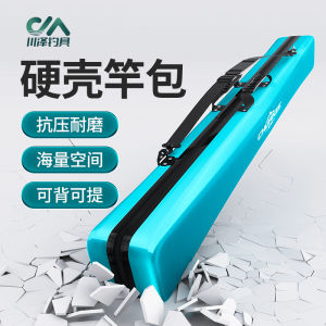 Túi Đựng Tay Cầm Câu Cá Chống Nước Nhẹ Dễ Mang Theo Đa Năng Có Chân Đế Bằng Nhựa Cứng Màu Xanh Lá Cây Dành Cho Câu Cá Ngoài Trời Và Cắm Trại
