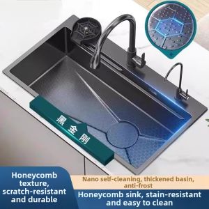 Honeycomb Pattern 304 Stainless Steel Reinforced Sink
