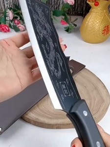 Stainless steel household dragon slaying knife kitchen bone chopping knife bone chopping knife outdoor camping hatchet