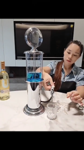 【Ready Stock】1L juice drink glass jar dispenser and faucet water jug with faucet