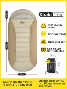 The Primitive | Thermal Insulation Thickened Sleeping Bag Double