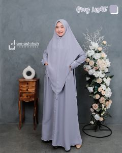 CHIKA ABAYA SET BY ANNASHIHAH/ABAYA SET HIJAB/ABAYA POLOS