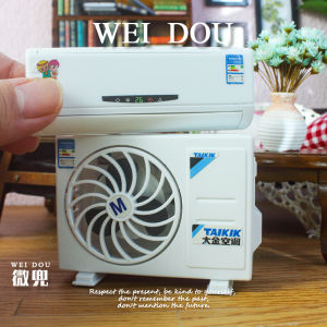 Đồ Chơi Mô Hình Máy Lạnh Trong Nhà Và Ngoài Trời Mini House 12% Micro Solar Energy Đồ Trang Trí BJD Đồ Chơi Mô Hình Đồ Chơi Điện