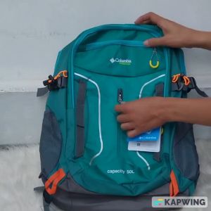 Tas Ransel Gunung Pria Cowok Backpack Kapasitas 50L Tas Punggung Bahan Anti Air Waterproof Import Outdoor Carrier Camping Travelling Import Murah