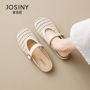 Josiny | Hollow Out Loafers Sandals Flat Slip-on