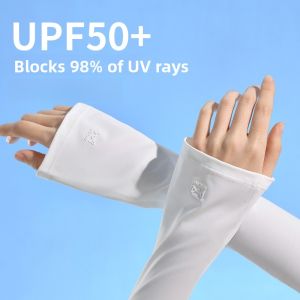 MiiOW | Cat Woman Ice Silk Sun Protection Sleeve Covers 2025 New Summer Outdoor Cycling UV Protection Extended Hand Guard Flared Ice Sleeve