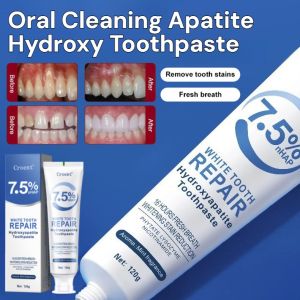 Oral Cleaning Apatite Hydroxy Toothpaste Stain Removing Whitening Toothpaste Fresh Breath Hydroxyapatite Toothpaste