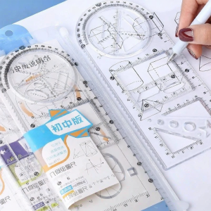 Multifunctional Drafting Ruler for Students