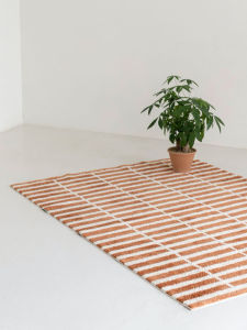 Modern Simple Luxury Rectangle Carpet for Living Room Bedroom Balcony Tea Table Pad Checkered Pattern Home Decorative Rug