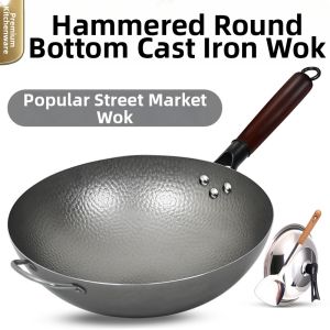 Handmade Forged Non-stick Frying Pan