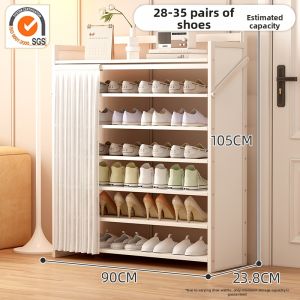 ZHUSHANXIA | Space-Saving Foldable Multi-Layer Shoe Rack