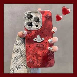 Premium Quality Silicone Phone Case Red Background with Precision Holes for Apple 16Promax iPhone 15/14 Womens Model Huawei Mate60Pro+ New Pura70 Women Honor 200/S19/Reno12