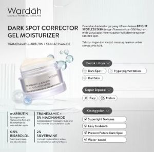 Wardah Gel Moisturizer Series 30 g* - Tranexamic Alpha Arbutin Cica Complex + Panthenol Ceramide 14X Hyaluronic + Pentavitin Vitamin C + Adenosine - Pelembab Wajah Bertekstur Gel yang Ringan