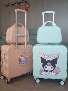 Childrens Carry-On Suitcase Girls Travel Bag Cartoon Password Box Luggage with Wheel for Students And Kids New Arrival