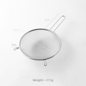 April Fools Stainless Steel Double Eared Soy Milk Strainer Filter Net Kitchen Home Use Ultra Fine Sieve for Cooking And Baking