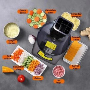 K8600 Multifunctional Vegetable Slicer Machine Original Full Size Accessories Slicing Shredding Dicing Blade Cleaning Brush