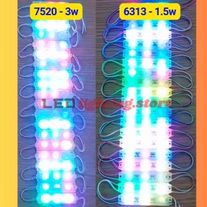 LED Hắt 3 bóng tự chạy RGB Chạy Đuổi Tự Động Chống nước Vỉ 20 thanh Dài 22m