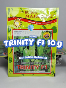 Benih Paria Trinity 10 gram biji sayur pare Cap Bunga Matahari unggul bibit berkualitas hidroponik
