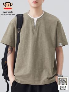 Paul Frank | Cotton Fake Two-Piece Stitched Short Sleeve Loose Breathable Thin T-Shirt