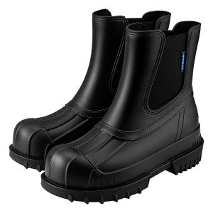 Rain Boots For Women Tpe Fashion Chelsea Low Top Waterproof Boots Female Versatile Non-slip City Walk Rain Shoes Adult Galoshes