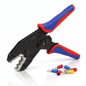HS-03C Ratchet Crimping Pliers 0.5-6mm² 20-10 AWG Pre-insulated Terminal Crimper Professional Electric Hand Wire Crimp Tool