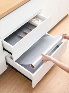 Japan Kitchen Drawer Mat Wardrobe Shoe Cabinet Thickened Waterproof Moisture-Proof Antibacterial Insect-Proof Mat Cabinet Non-Slip and Oilproof Stickers
