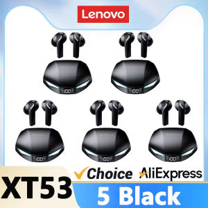Lenovo | Wholesale Lenovo XT53 Bluetooth 5.4 Earphones LED Power Display Gaming Headphones Waterproof Anti-sweat Upgraded Wireless Earbud