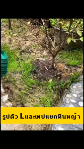 รขอบกันดิน ขอบกั้นดิน 5/10/15เมตร ( พร้อมตะปู) อบกันดินจัดสวน ขอบสนามหญ้า ใช้งานยาวนาน จัดสวน ที่กันดินไหล กันหิน