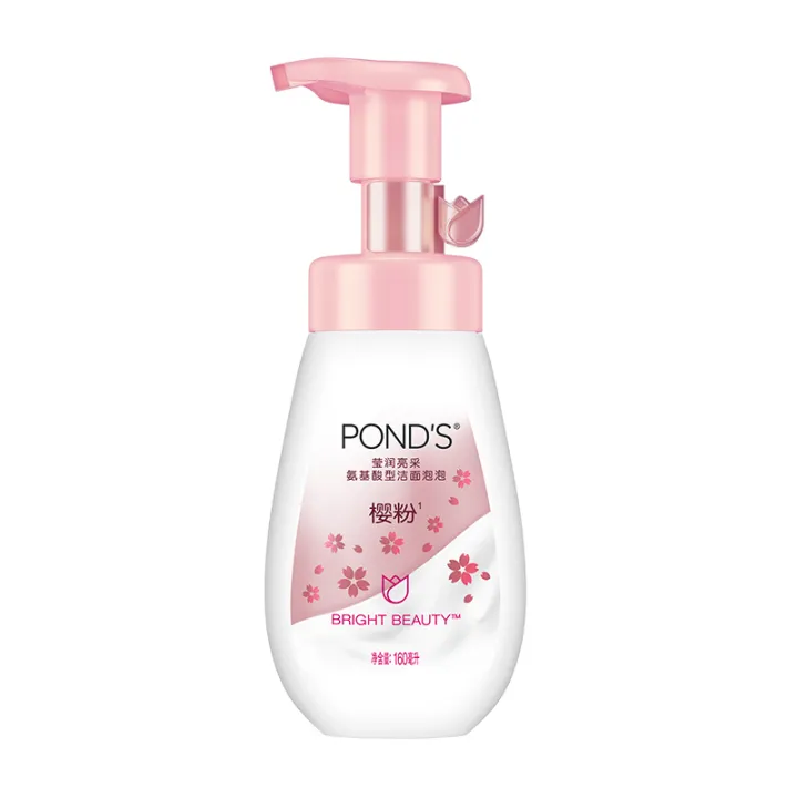 Ponds%20Sakura%20Pink%20Amino%20Acid%20Foam%20160ml*2%20Gentle%20Skin%20Purifying%20Brightening%20Deep%20Cleansing%20Dense%20Foamy%20Bubble%20-%20Image%203
