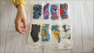 100PC irregular acrylic lenses suitable for sewing used for clothing decoration and DIY.
