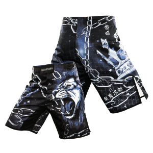 Quick Dry MMA Training Shorts Men Women Fitness Boxing Sportswear Breathable Ultra Light Moisture Wicking Knitted Fabric