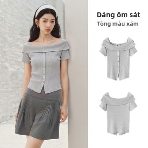 Semir | Áo Sweater Cổ Cao Đính Body Nữ Thu