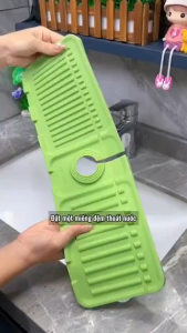 Thảm thoát nước silicon lót vòi rửa chén - Miếng thoát nước silicon bồn rửa chén