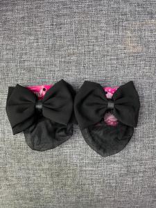 HH01 Harnet Jepit otomatis Hairnet Rambut Pita hairnet Spg pramugari hitam