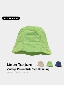 Lightweight Breathable Buckethat Feminine Face-slimming Hat