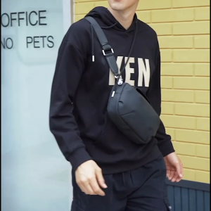 Heroic Knight Waterproof Mens Shoulder Crossbody Chest Bag - Durable Lightweight Ideal for Travel Daily Work - Messenger Sling Pack