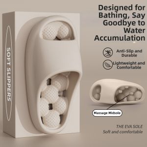 RUNROU | Massage Anti-slip Odor-resistant EVA Water-draining Slippers