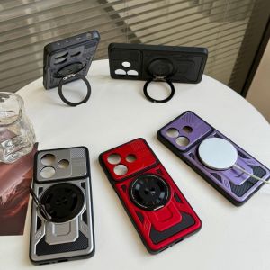 VivoY29T Magnetism Armor Ring Casing For Vivo Y04 4G Y29t Y29S 5G Ultra Plus Kickstand Magnetic Camera Lens Cover Phone Ring Stand Armor Rotate Cover