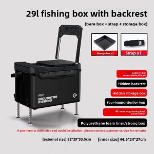 DIAOHAINI | New Lightweight Fishing Tackle Box with Seat and Accessories