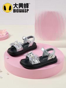 BIG WASP | Soft Bottom Non-slip Childrens Sandals Bowknot Princess Design