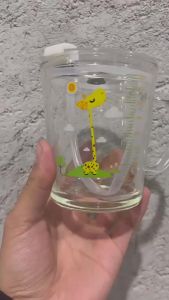 Cawan Mug Borong Cawan Kaca Comel Bernilai Tinggi Cawan Kopi dengan Jerami Aktiviti Kecil Gelas