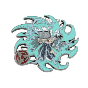 Bandai | NARUTO Uzumaki Naruto Uchiha Sasuke Gaara Cartoon Anime Peripheral Metal Badge Personality 2D Creative Brooch Holiday Gifts