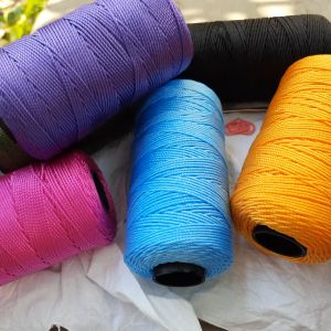 เชือกเอ็นนิ่ม ขนาดเส้น 1.5 มิล ใช้ถักโครเชต์ งาน DIY ต่างๆ สีสวย