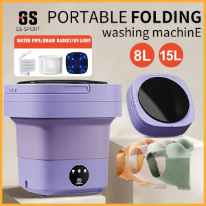 6/8/15L Portable Washing Machine: Folding Underwear & Intelligent Timing